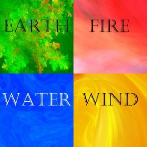 This is a zip file containing the Elements Collection of Earth, Fire, Water and Wind Elements